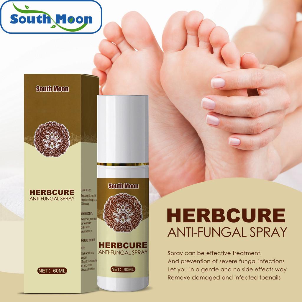 South Moon Herbal Foot Spray Refreshing Foot Odor Eliminator And Sweat Control 60ml