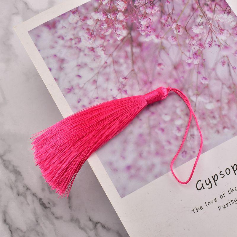 10CM Ice Silk Tassel Tassels Ancient Style Sachet Fan Pendant Bookmark Pendant Ear Diy Handmade Material Fringe Trim