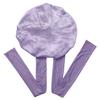 New Arrivals Custom Logo Elastic Long Ties Single Layer Bonnets and Satin Wraps