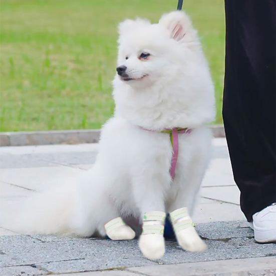 Disposable Dog Booties Waterproof Pet Paw Covers Breathable Cat Paw Protectors for Small Medium Large Dogs Cats Indoor Outdoor