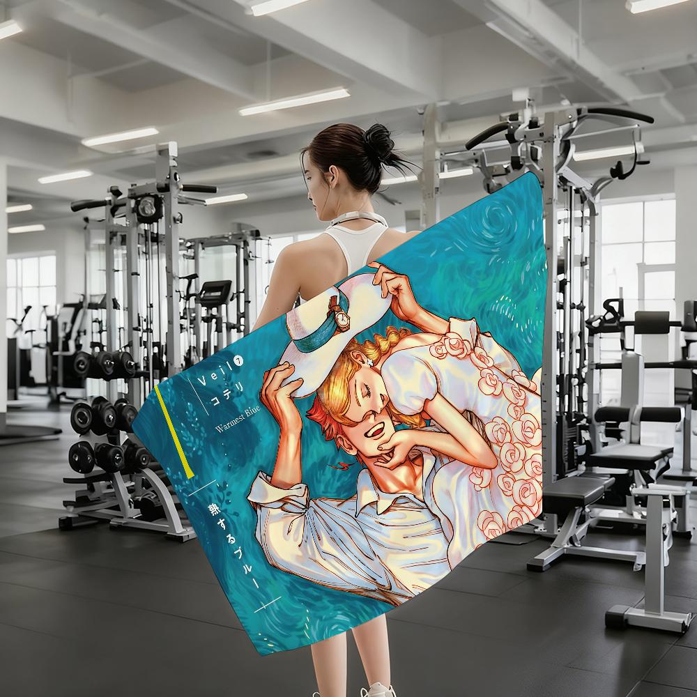 Manga Veil Romantic K-Kotteri Towel Quick Drying Beach Towels Are Suitable For Swimming Pools Camping Yoga And The Gym