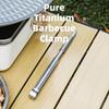 Household Kitchen BBQ Tongs Heat Resistant & Rustproof Grilling Serving Tongs Cooking Tweezers with Ergonomic Grip