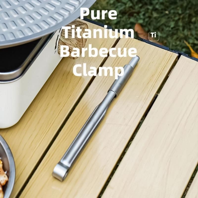 Household Kitchen BBQ Tongs Heat Resistant & Rustproof Grilling Serving Tongs Cooking Tweezers with Ergonomic Grip