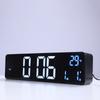 Charging Clock with Temperature Electronic Clock Living Room Wall Clock Simple Digital Clock Bedside Alarm Clock Sleepy