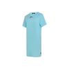 Sportswear Rainbow Embroidered Color Block Logo Printed Knit Short Sleeve Dress Women Dresses Pink Blue DJ6202-484