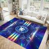 Tappeto in Velluto di Cristallo Design Chelsea FC Accogliente Non?Tappeto Stampato Antiscivolo per Camera da Letto Soggiorno Ingresso