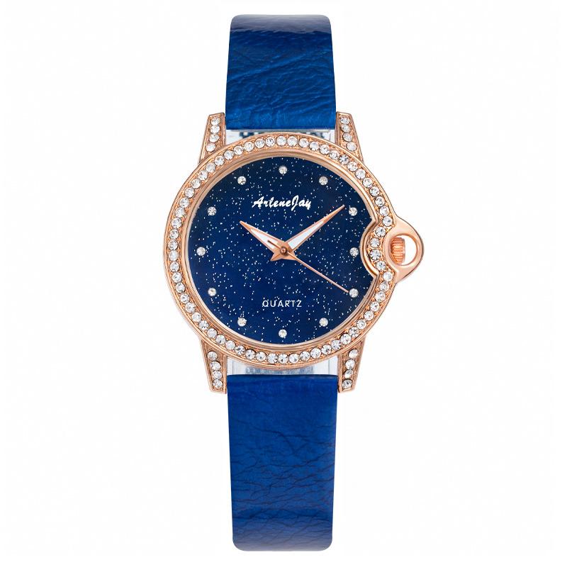 Diamond-encrusted fashion women's watch women's watch quartz watch belt watch one piece