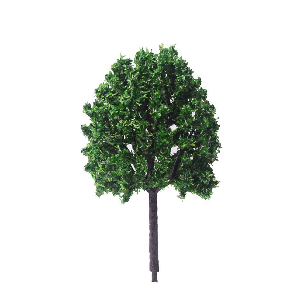 

4pcs Plastic Miniature Tree Railroad Layout Building Tree Scale Model Trees Landscape Decoration 3.5cm