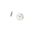 Statue Resin Mary Religious Collection Wall Clock Decorative Figurine Round Silent Non Ticking