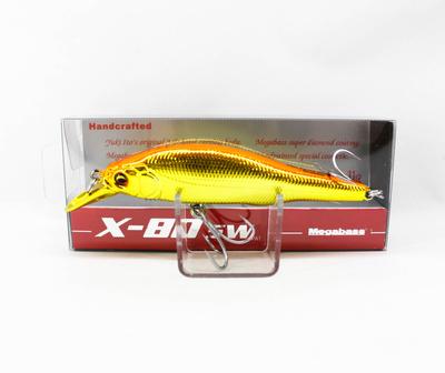 Megabass X-80 SW Langsam sinkender Köder UV Full Orange Gold (0197)