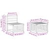 Outdoor Sofa Set 8 Pcs Solid Acacia Wood