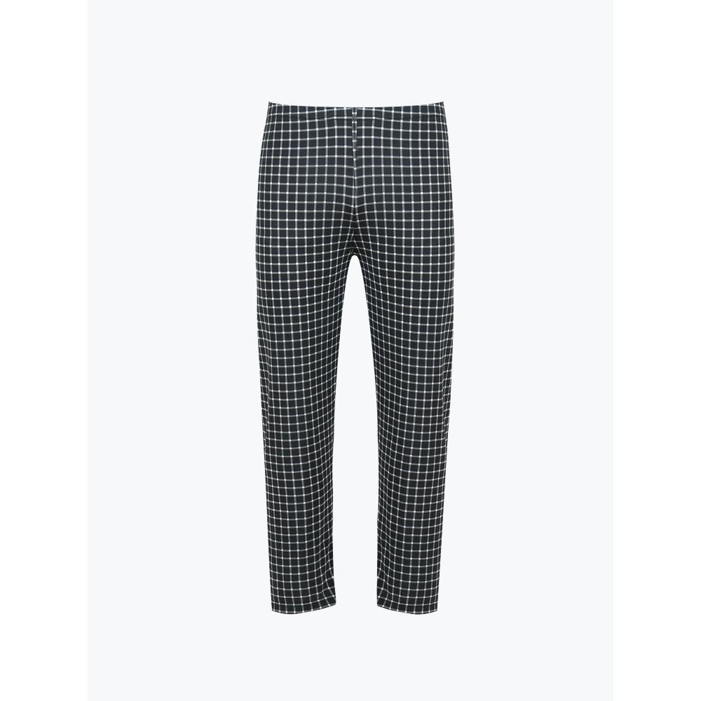 

Daiso Pattern SuMMer Long Pants M L bLack Patterned summer long pants M black