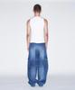 Peulomaleul Wide Fatigue Denim Pants / Blue