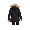 Adidas Utilitas Outdoor Sports Hooded Parka Jacket Women Outerwear Black GT1707