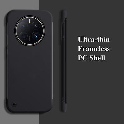 Ultradunne, frameloze, matte anti-vingerafdruk pc-hoes voor Huawei Mate 50 50E 40 40E 30 30E Pro Plus, schokbestendige achterkant