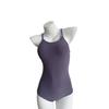 Double-layer Swimsuit Multi-color Shoulder Strap One-piece Competitive Swimsuit Professional Sports Training Racing Belly-covering Swimsuit