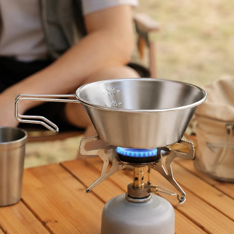 300Ml Stainless Steel Sierra Cup Outdoor Camping Coffee Tea Mug Portable Picnic Tableware Bbq Hiking Backpacking Water Cup