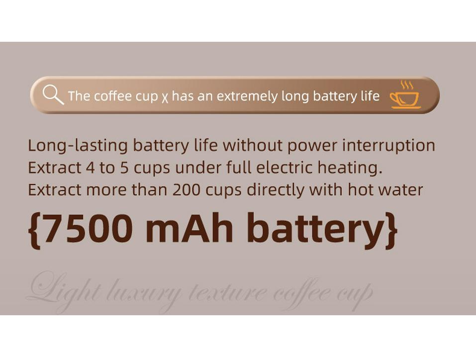 Wireless Portable Automatic Espresso Coffee Maker