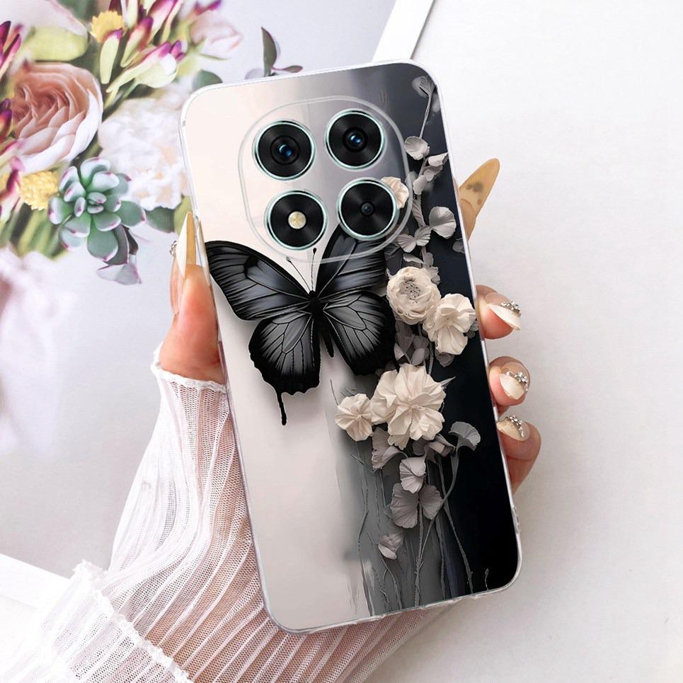 Soft Clear Casing For Xiaomi Redmi Note 14 Pro 4G 5G Note 14s 14 Europe Phone Case Cartoon Cat Dragon Flower Butterfly Cover