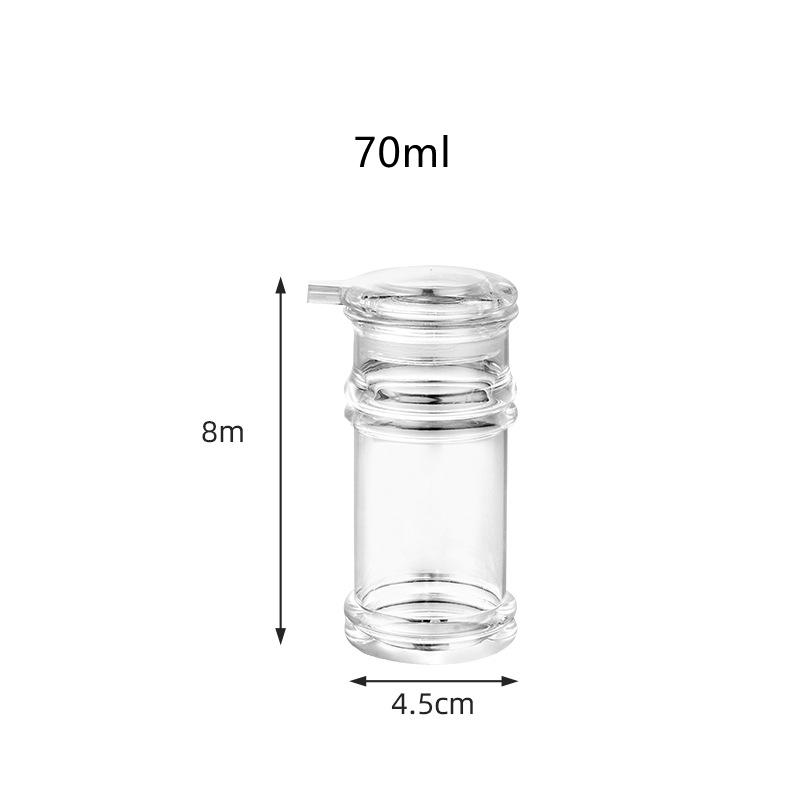 3 Sizes Transparent Oil Bottle Soy Sauce Vinegar Seasoning Organizers with Lid Wine Pot Olive Oil Bottle Kitchen Supplies