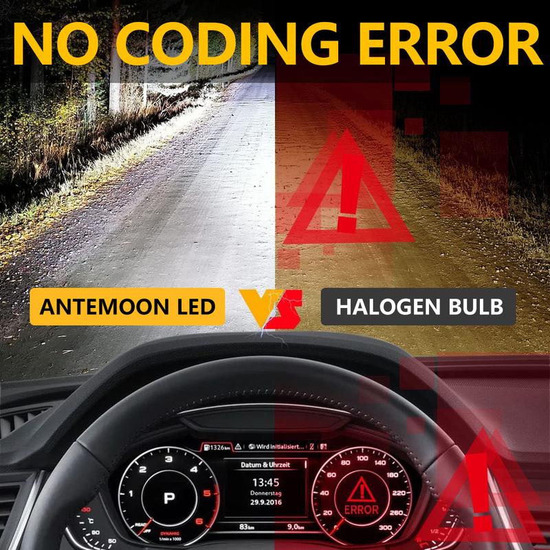 Katur 2x CANBUS T15 W16W Car Led Bulb Backup Bulb Super Bright 6000K White Error Free Plug and Play For Cars For Hyundai Elantra