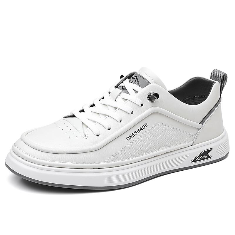 

Sports and leisure shoes trend versatile fashion student board shoes 2025 spring and summer new non-slip breathable men s shoes 44 белый