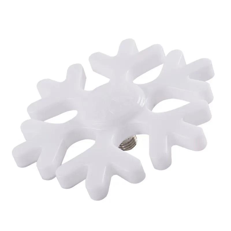 

Светодиодная бытовая снежинка летающая тарелка лампочка E27 энергосберегающая домашняя спальня склад офисное освещение летающая тарелка лампа White Light