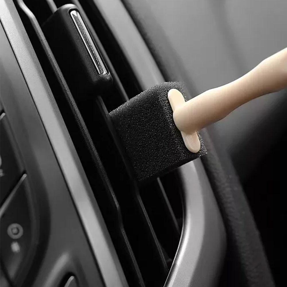 Car Interior Air Outlets Sponge Cleaning Brush Remove Grille Dust Conditioner Accessories And Bact Car Soft Air Eria Brushe J5K8