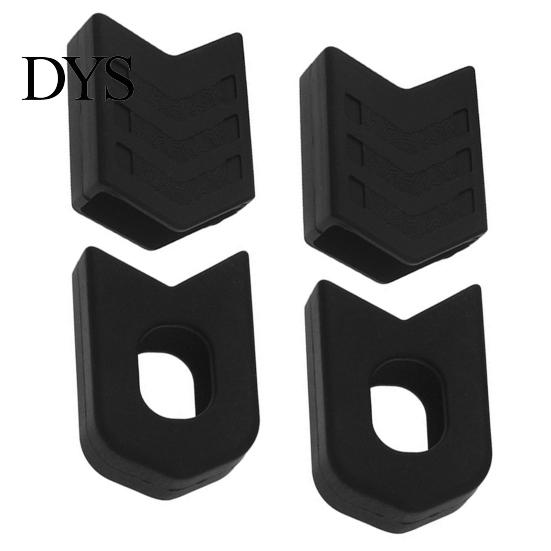 Silicone Shield 1 Pair Bicycle Crank Protector MTB Mountain Bike Crankset Caps Guard Anti-Scratch High Strength Arm Boots Protective Gear Road Cycling