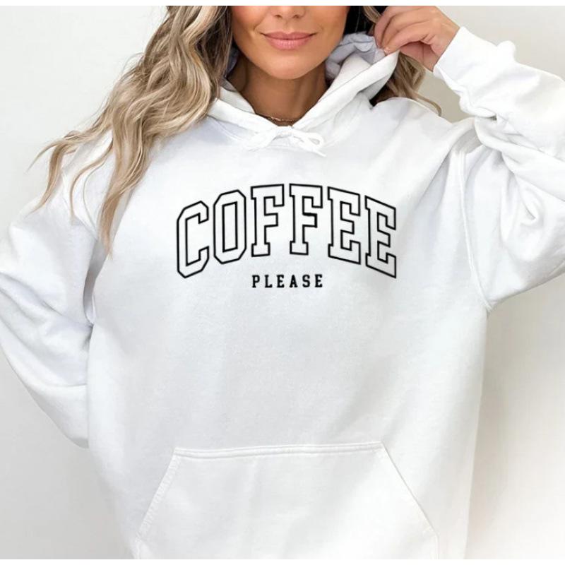 Autumn-Winter Women's Hooded Pullover Sweatshirt, European & American Style, Printed, Plus Size, Loose Fit, Thin Velvet, Trendy Ins.