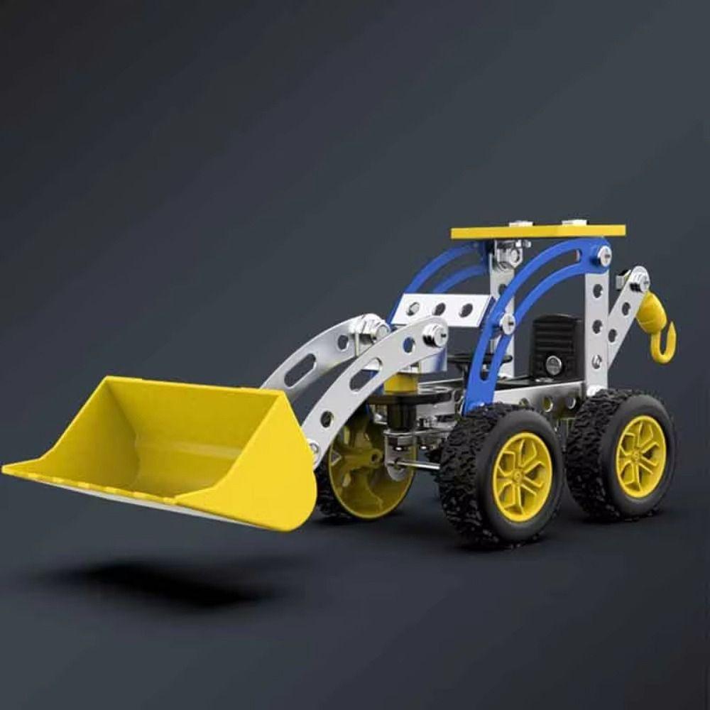 Puzzle Metal Building Block Assembly Toy Metal Assembly Car Model Toy Children's Gifts