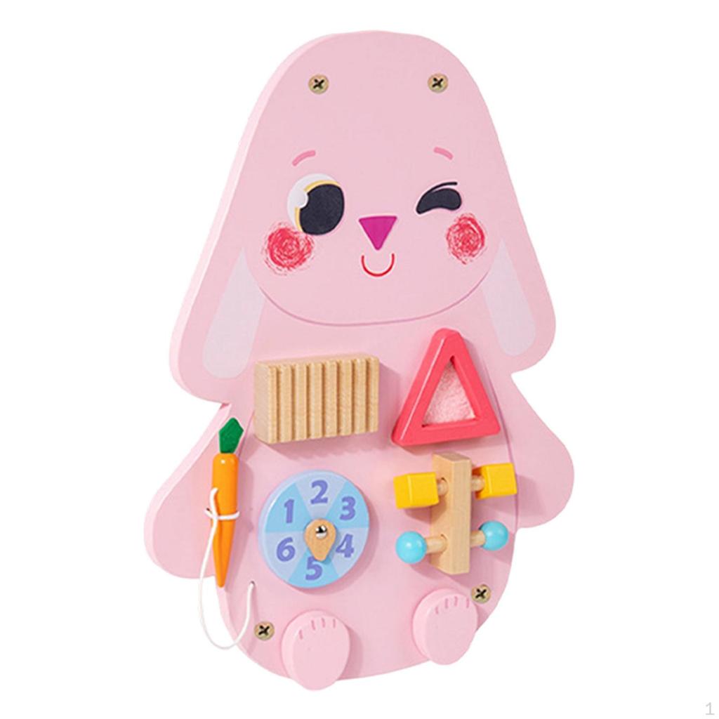 Busy Board Wall Toy Activity Install Girl Decor Gifts for Fine Motor Skills Toddlers Early