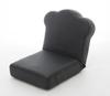Cellutane Toast Chair, Memory Foam, Washable Cover, Reclining, Made In Japan, DPN1a-14 Tiers - Toast + PN1-92BK