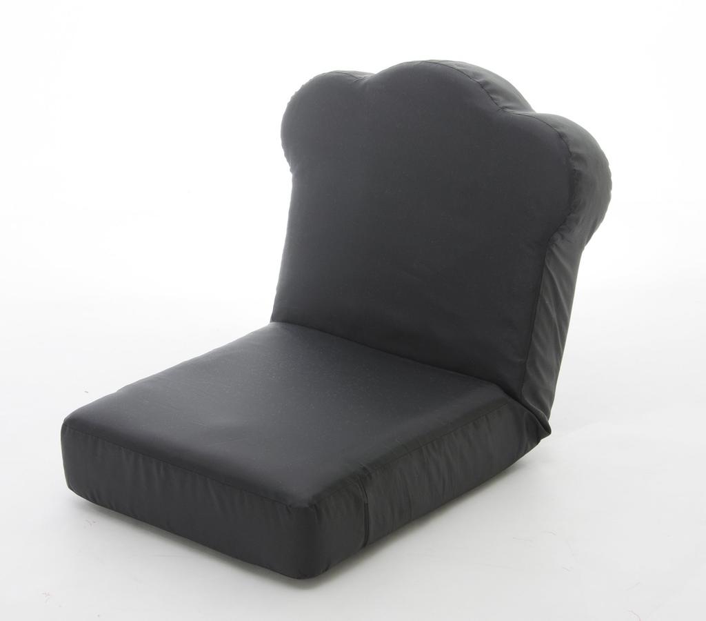 Cellutane Toast Chair, Memory Foam, Washable Cover, Reclining, Made In Japan, DPN1a-14 Tiers - Toast + PN1-92BK