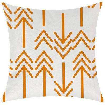 Retro Muster Geometrischer Druck Kissenbezug Sofakissenbezug Heimdekoration