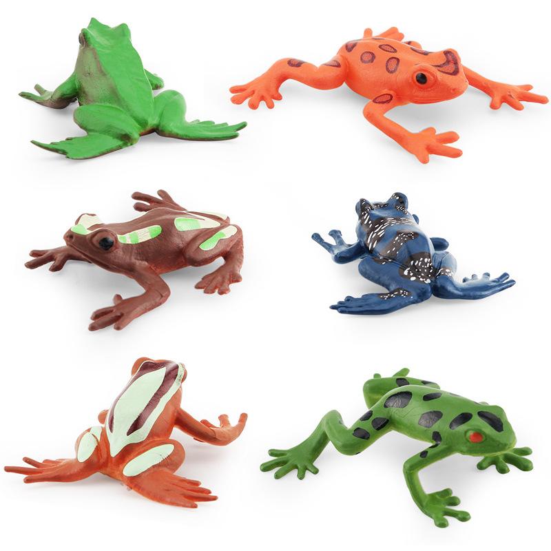 Simulation Pond Tree Lotus Leaf Frog Model Micro Scene Frog Fish Pond Accessories Set Ornament Toy