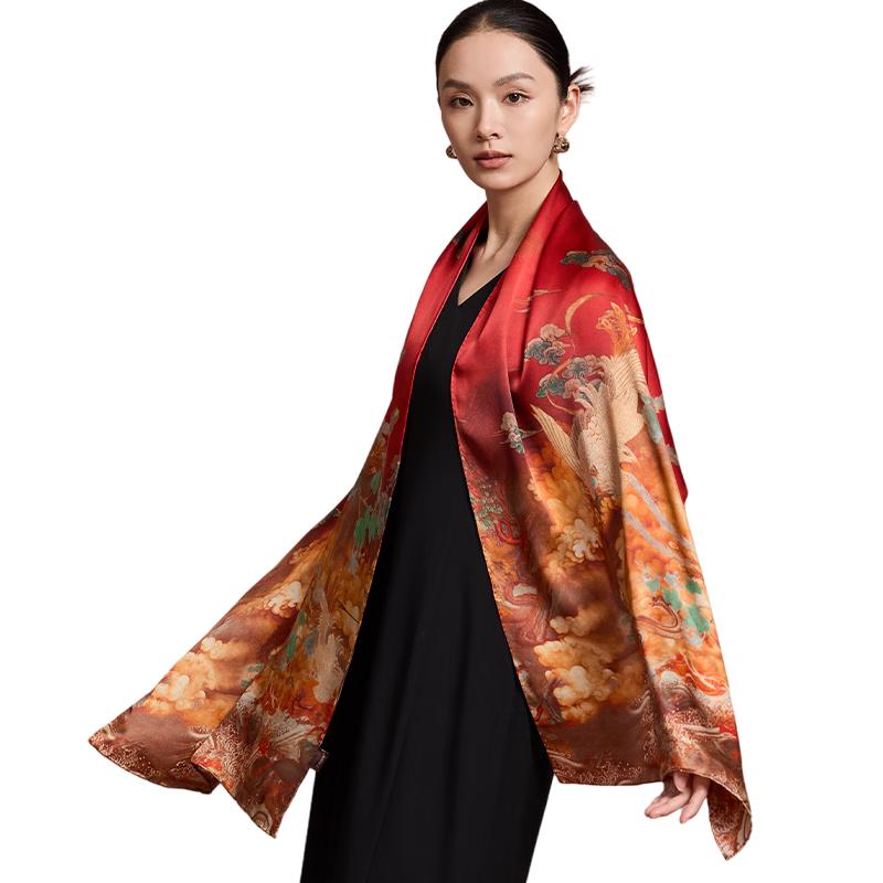 Shanghai Story 2025 New Mulberry Silk Scarf & Shawl