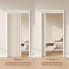 Stilvolle Elegante Faltür Vorhang Ohne Bohren Design Heimdekoration Privatsphäre Bessere Raumtrennung