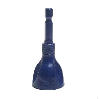 Deburring Chamfer Tool Three with Hex Shank Knurled Deburrer for Hobbyists,