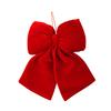Christmas Ornament Multi-Size Design Velvet Fabric Bow Handmade 3D Shape Christmas Bowknot Decoration