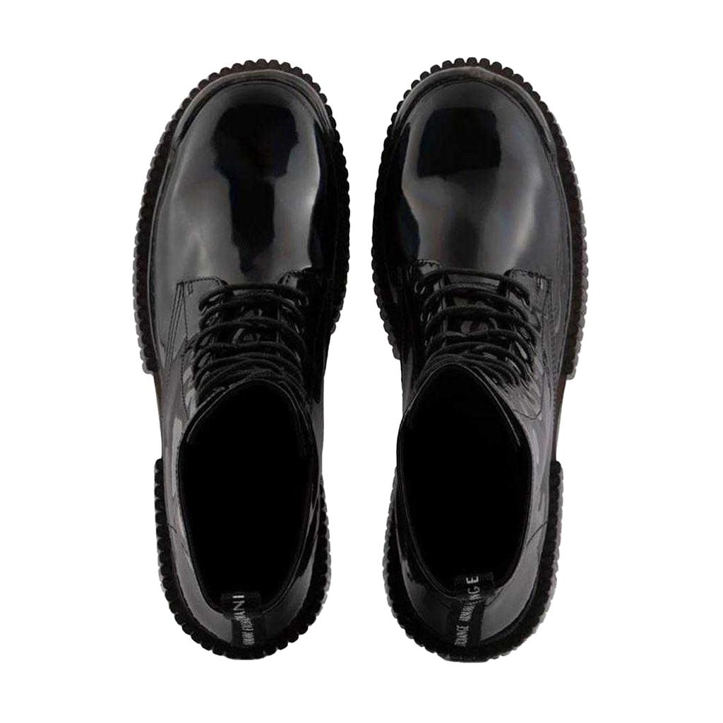 Armani Exchange Womens/Ladies Flatform Combat Boots