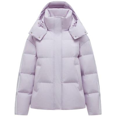 Unisex Short Duck Down Jacket with Detachable Hood