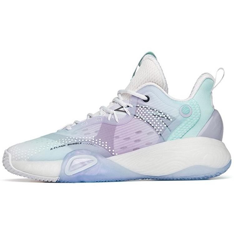ANTA Bubble Bomb White Blue Purple Men s 112211603Q-1 EU 44.5