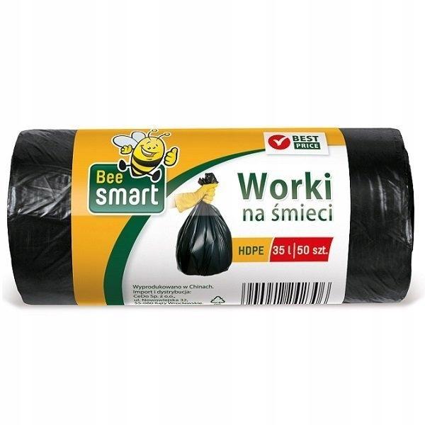Worki na śmieci paclan bee smart 35l 50szt 242303