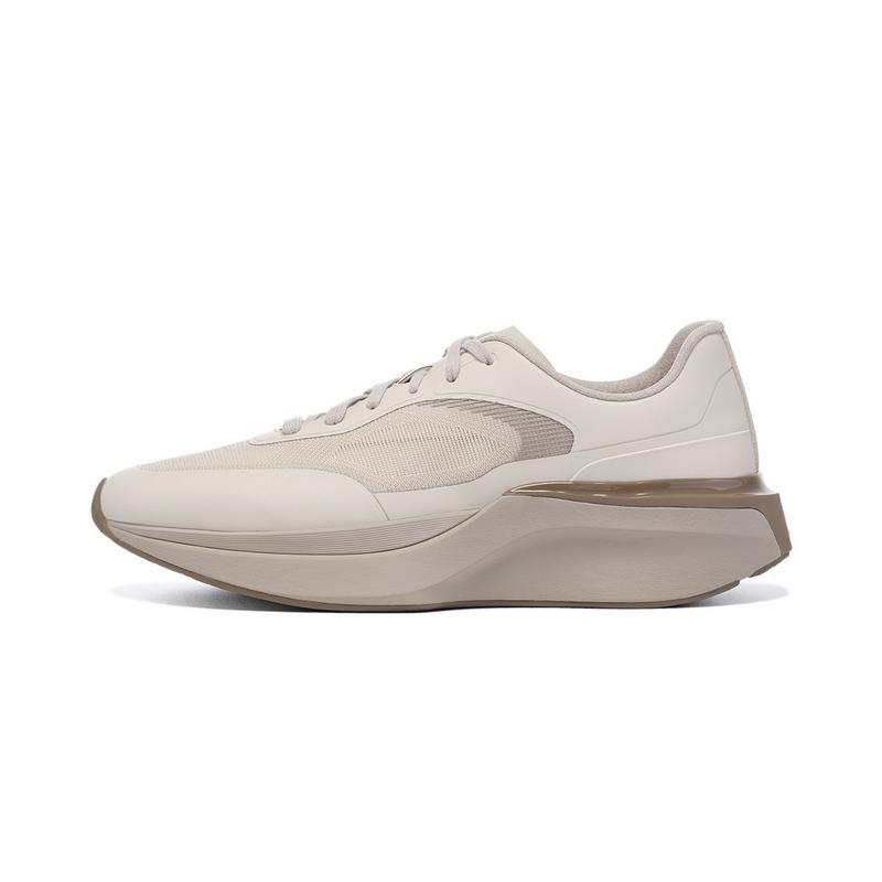 Li-Ning 1990 Classic Series Xuanji Sports Comfortable Lifestyle Shoes Women Shoes Oatmeal-Gray ALFU034-2