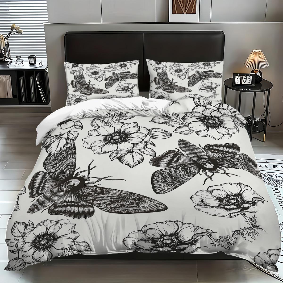 

Bedding Kit Size Butterfly Digital Printing Three-Piece Set 135x200