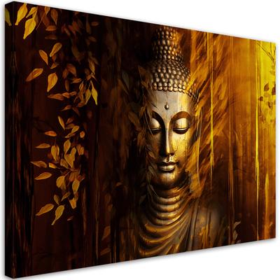 Obraz na plátně, Zlatý Buddha