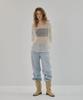 Mosyupamosyu Mesh Mohair Sweater [Ivory]