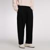 Men's Casual Loose Wide-Leg Black Suit Pants