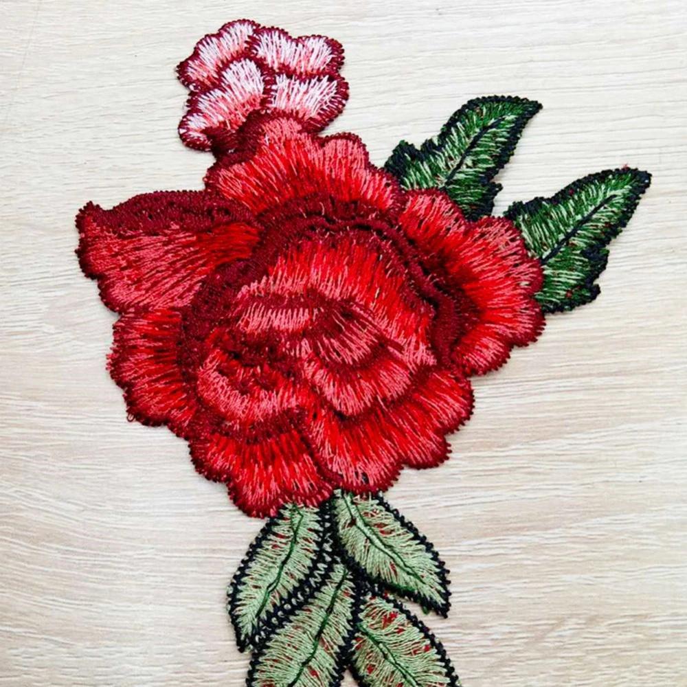 Flori Brodate Cusături Subvenție Embleme Brodate Meșteșug Broderie Retro Broderie DIY Îmbrăcăminte Pantaloni